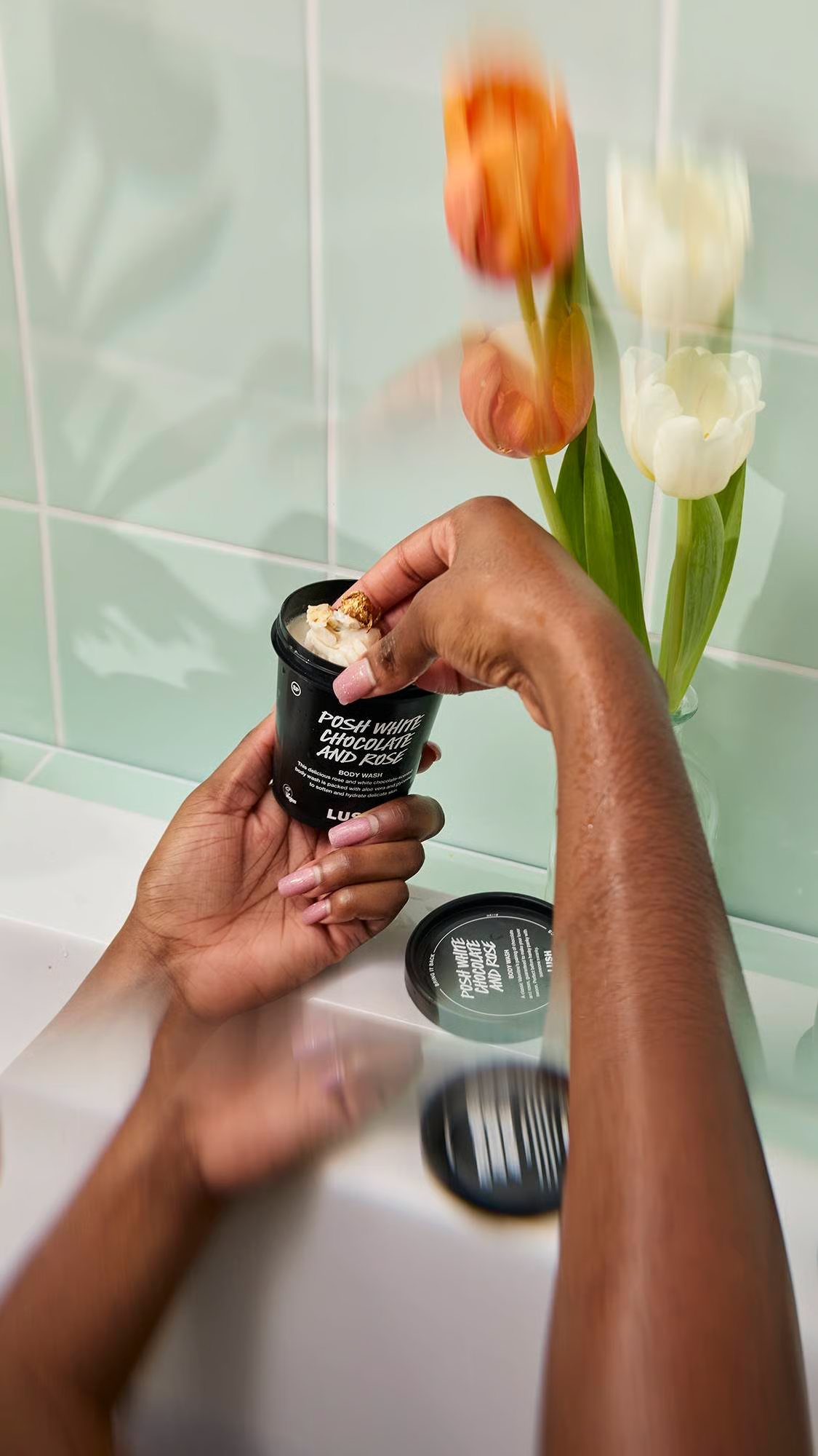 Posh White Chocolate And Rose